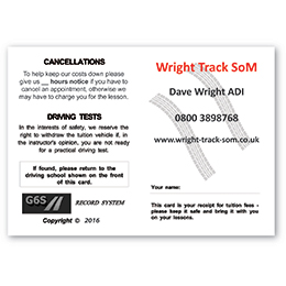 Personalized Pupil Appointment Cards Style H